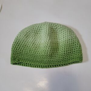 Green knit ombre hat Beanie